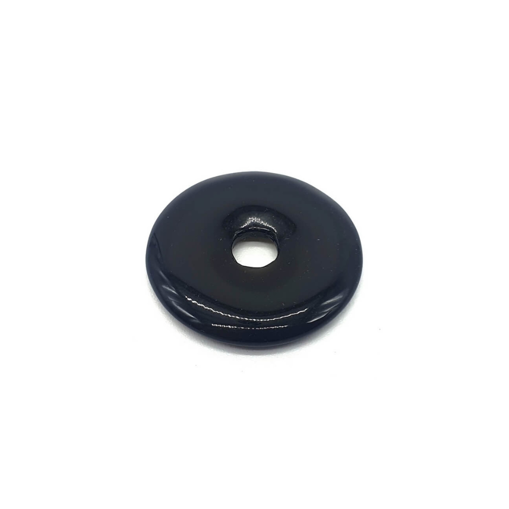 Donut Obsidienne Noire 3cm
