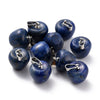 Pendentif lapis lazuli forme pomme