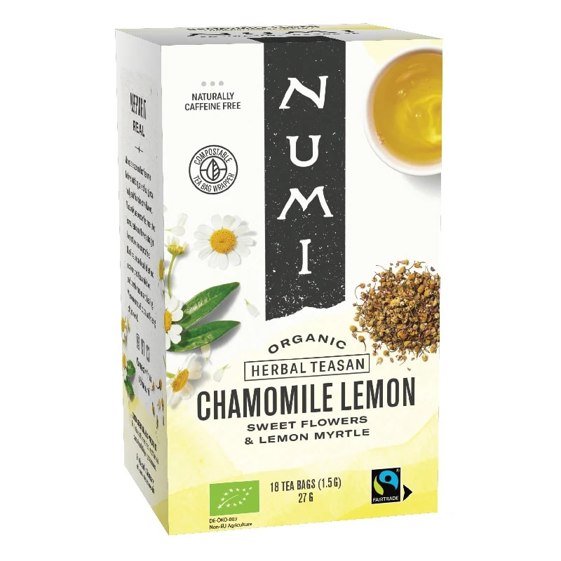 Numi The bio aux herbes Chamomile Lemon -- 18x1.7g