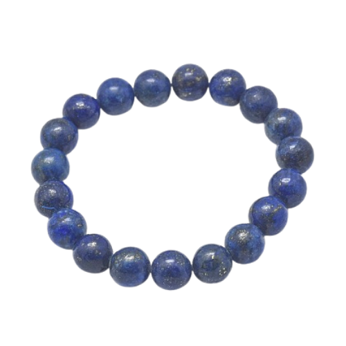 Bracelet élastique lapis lazuli naturelle