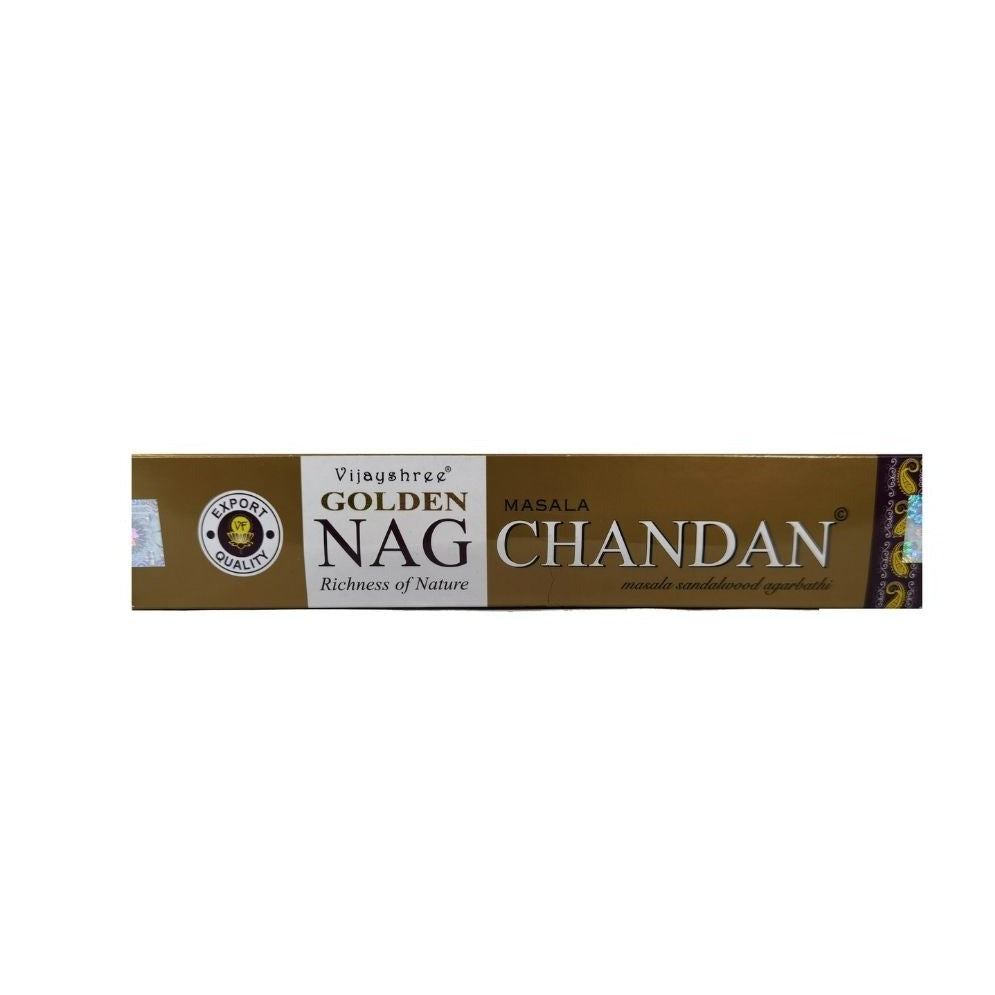 Encens Golden Nag Chandan - Bijoux Zen Réunion