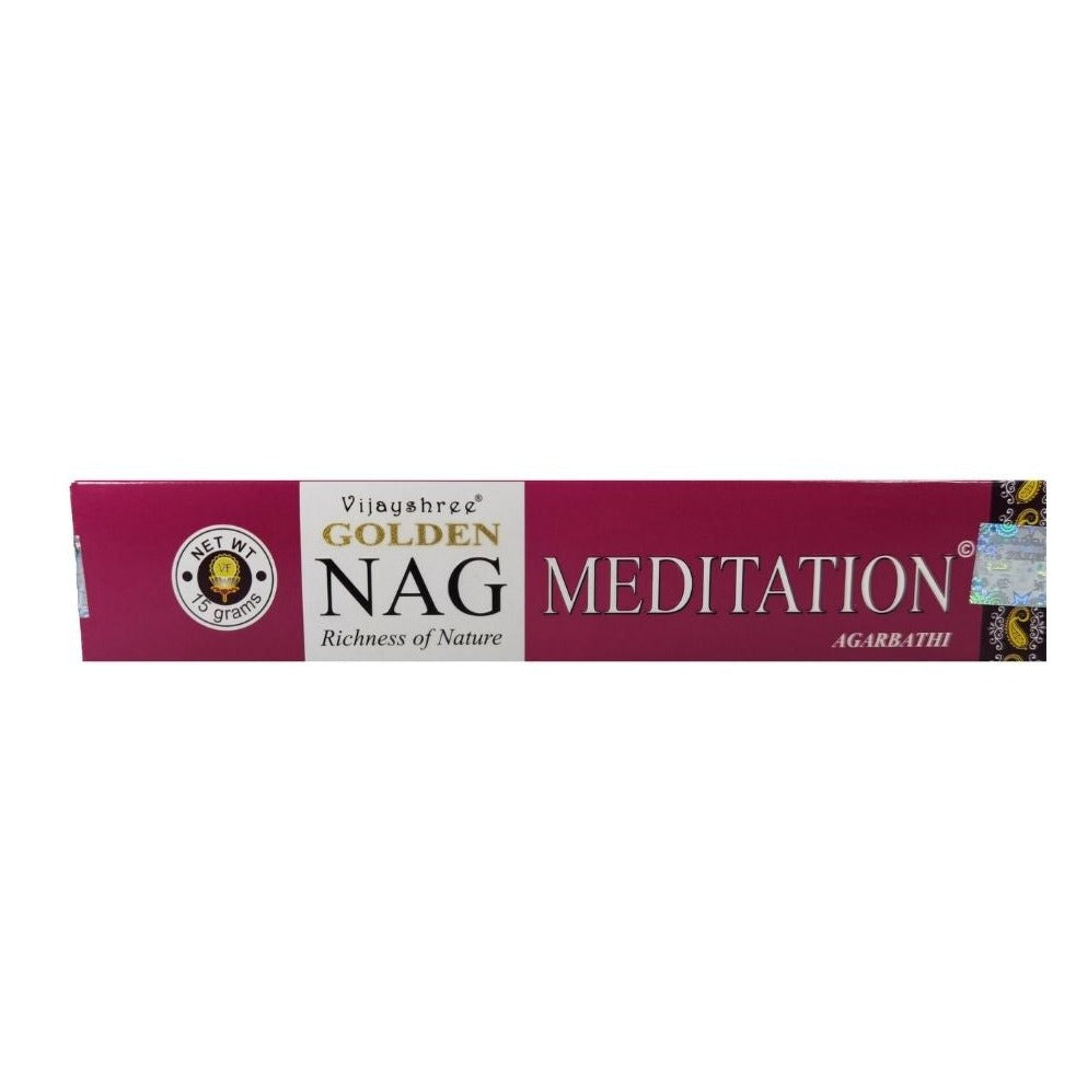 Encens Golden Nag Méditation - Bijoux Zen Réunion